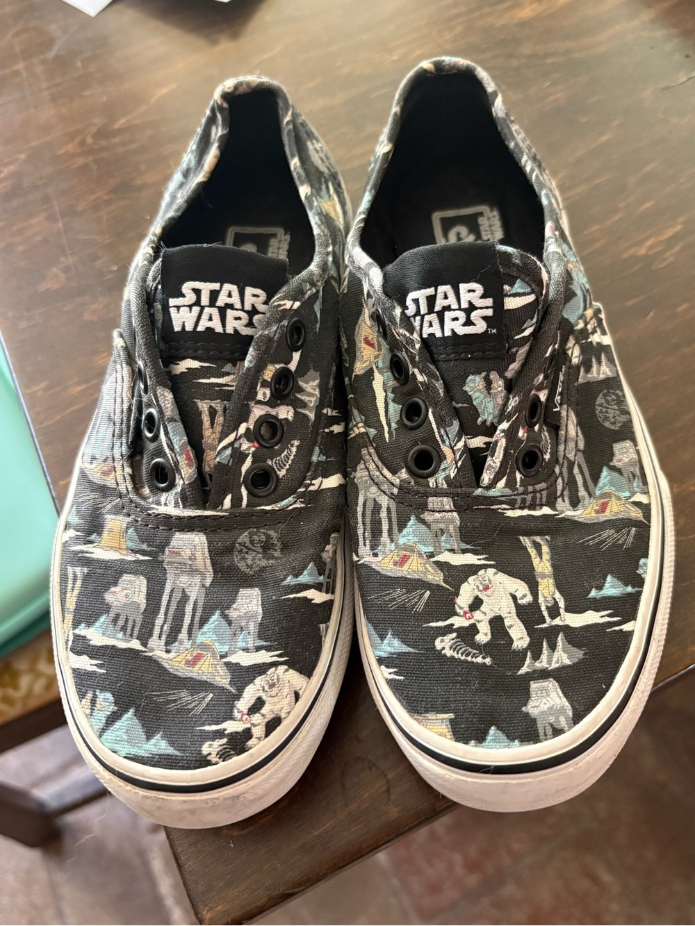 Star Wars Vans Kids Canvas Shoes boys size 2.5